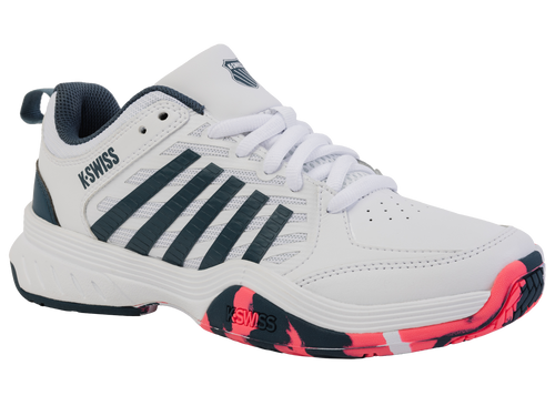 K-Swiss Court Express 2 White/Stargazer/Neon Blaze