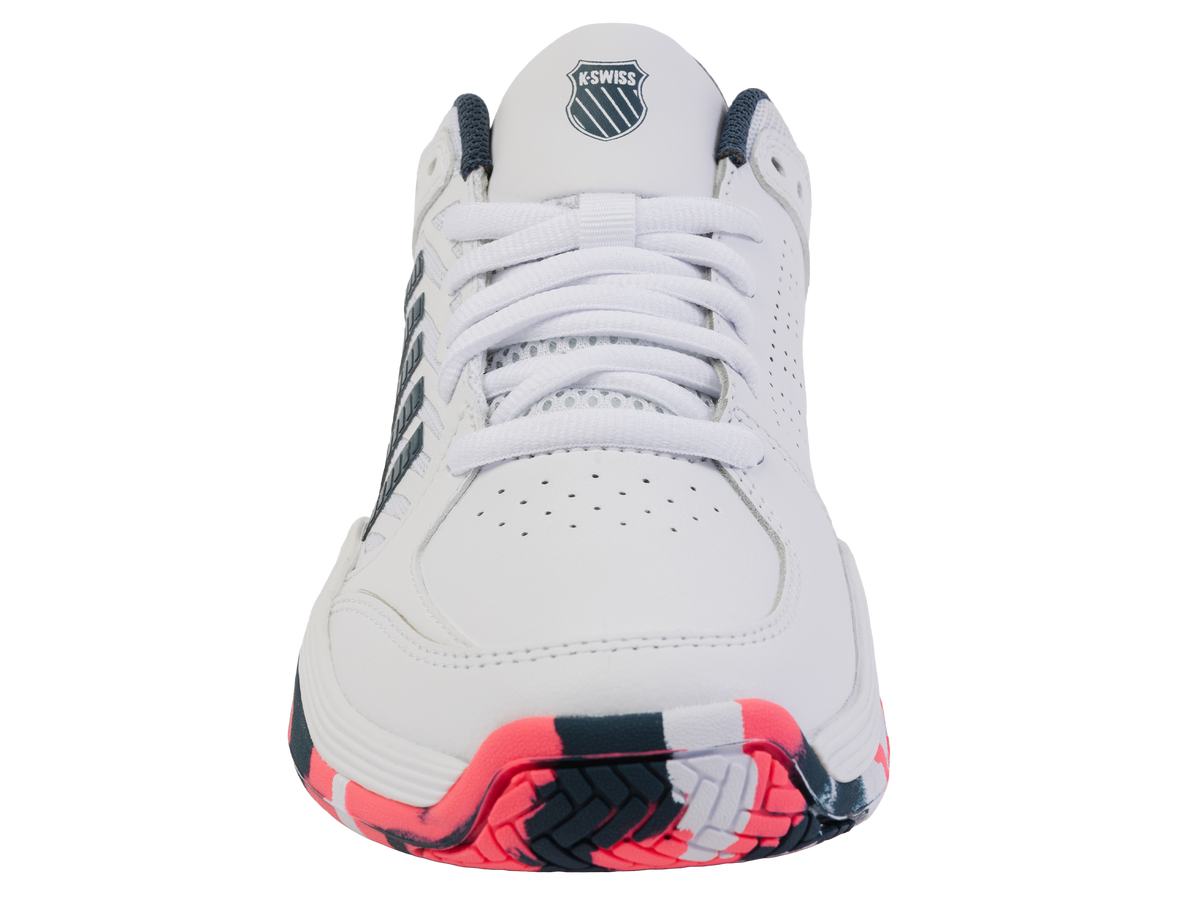 K-Swiss Court Express 2 White/Stargazer/Neon Blaze