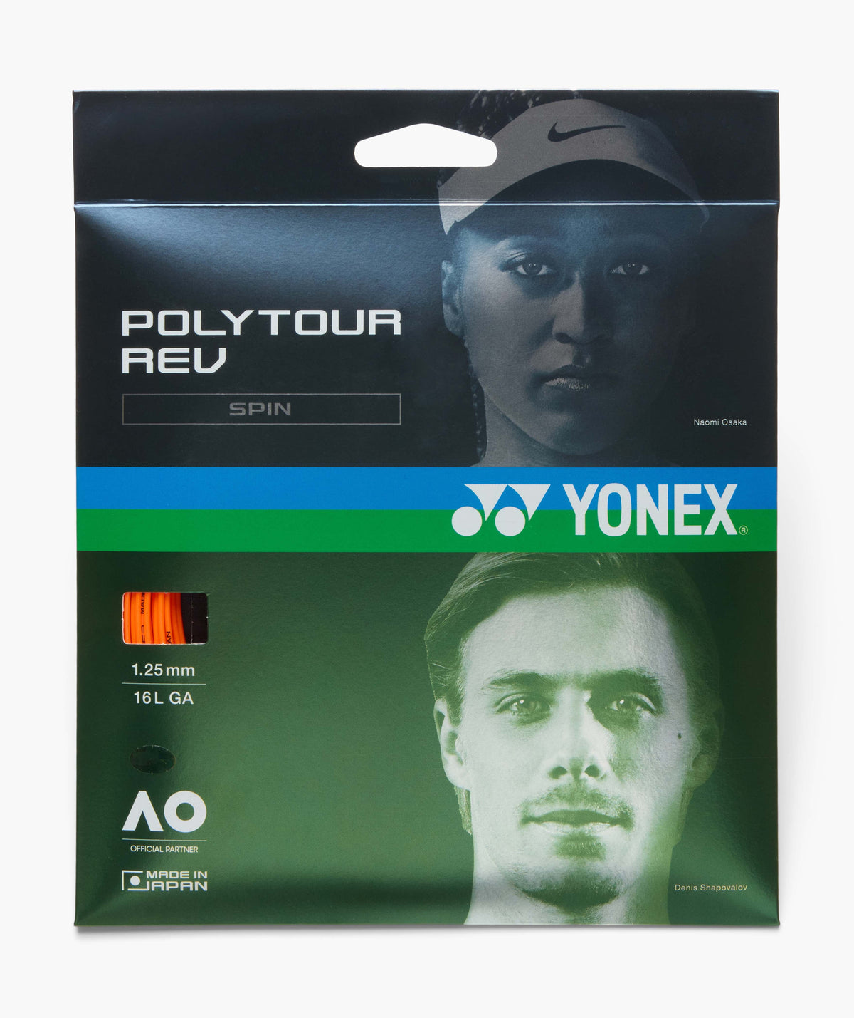 Yonex Poly Tour Rev Spin Orange