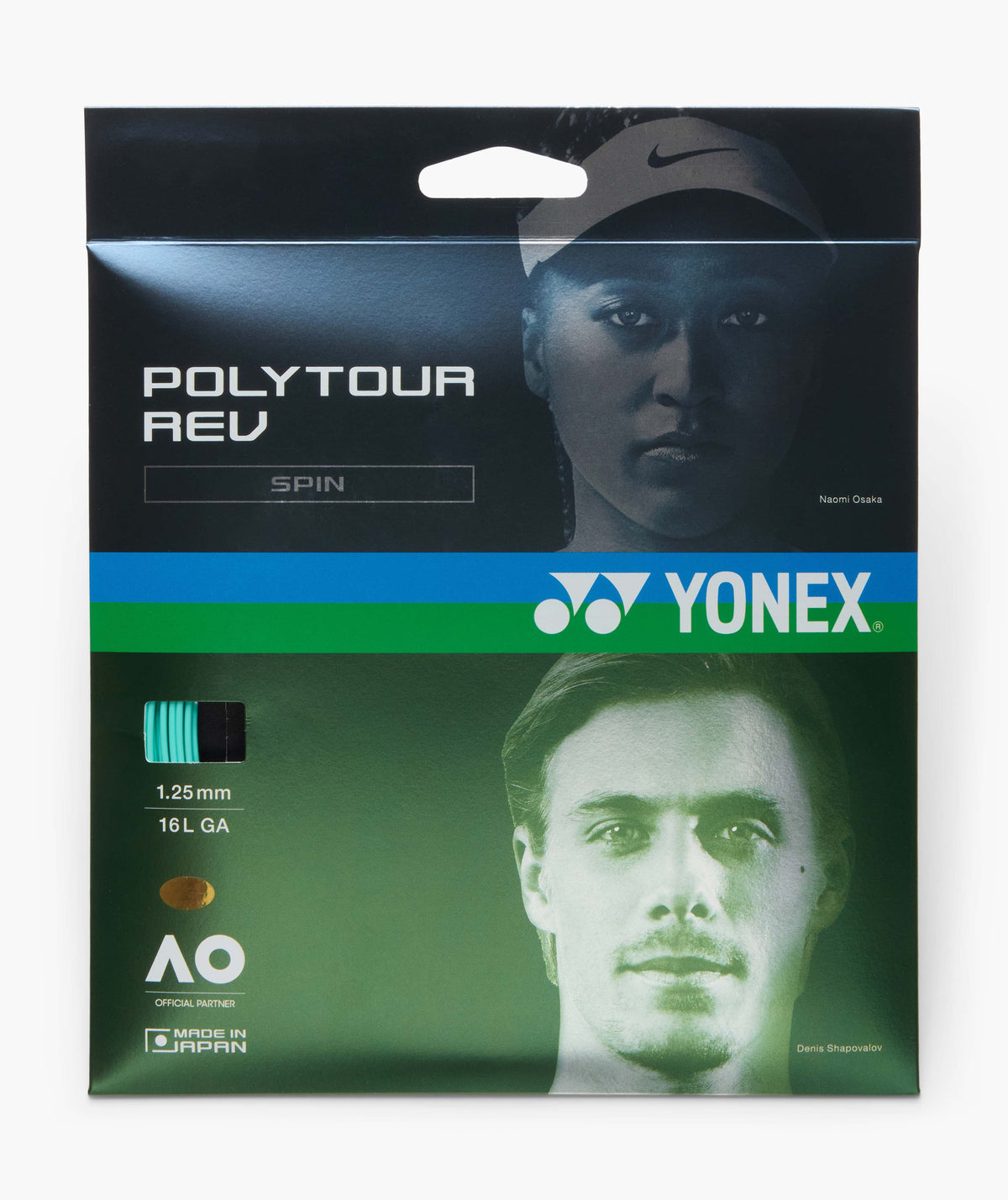 Yonex Poly Tour Rev Spin Türkis